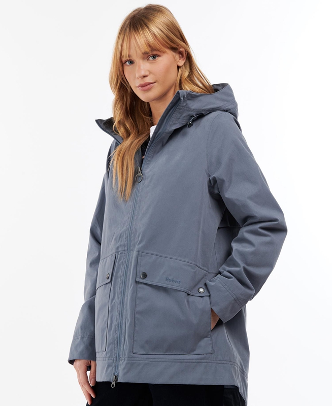 Women's Barbour Armeria Waterproof Jackets Blue | XOUNCF-874