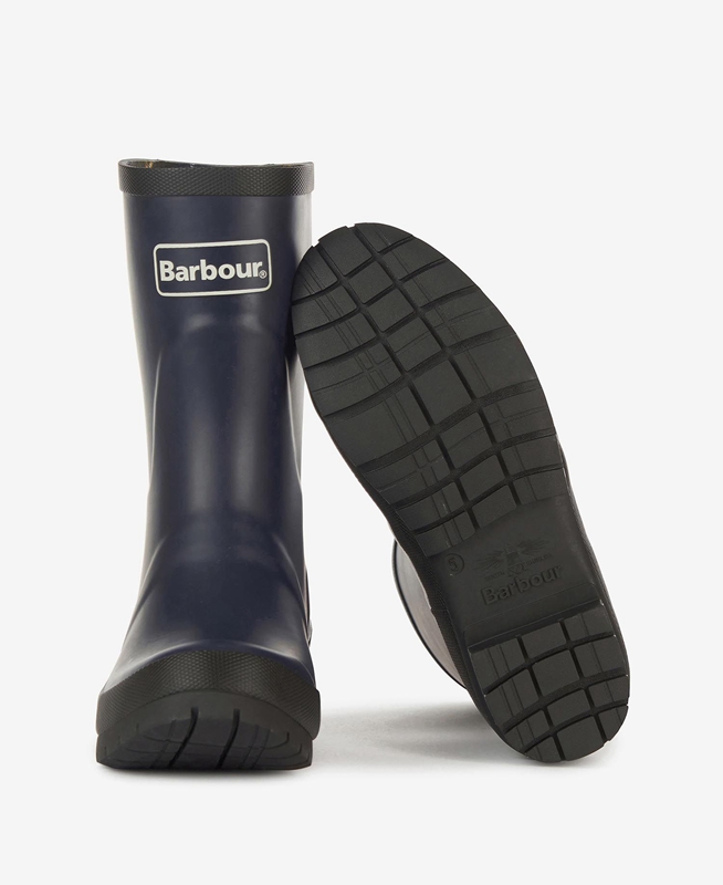 Women's Barbour Banbury Wellington Boots Navy | FNGRQH-935