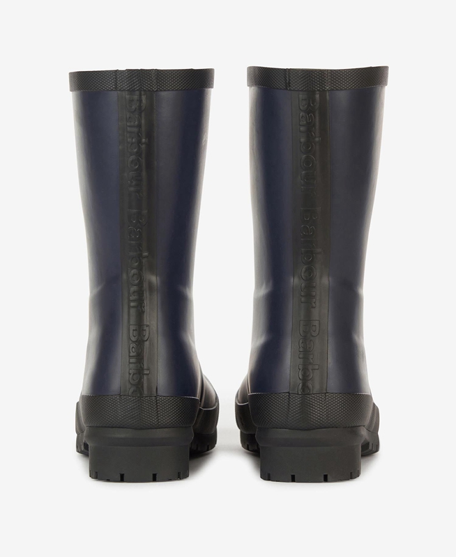 Women's Barbour Banbury Wellington Boots Navy | FNGRQH-935