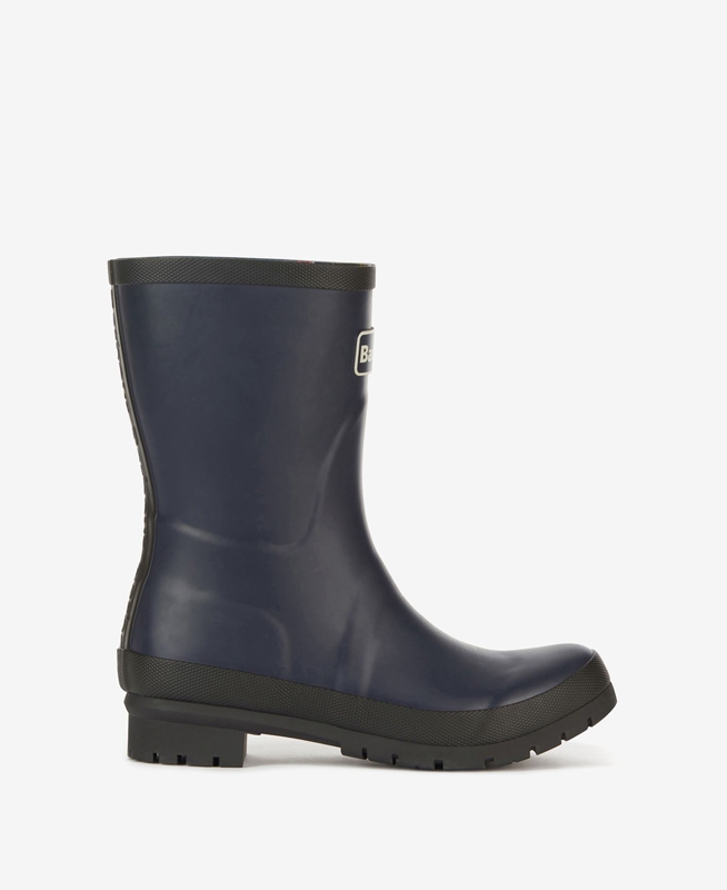 Women\'s Barbour Banbury Wellington Boots Navy | FNGRQH-935