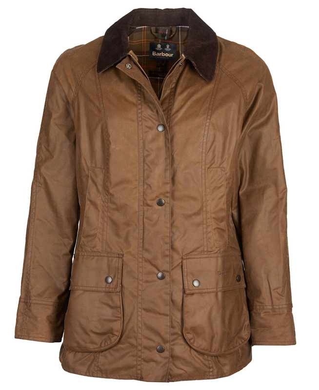 Women's Barbour Beadnell® Waxed Jackets Brown | FHQDXP-153