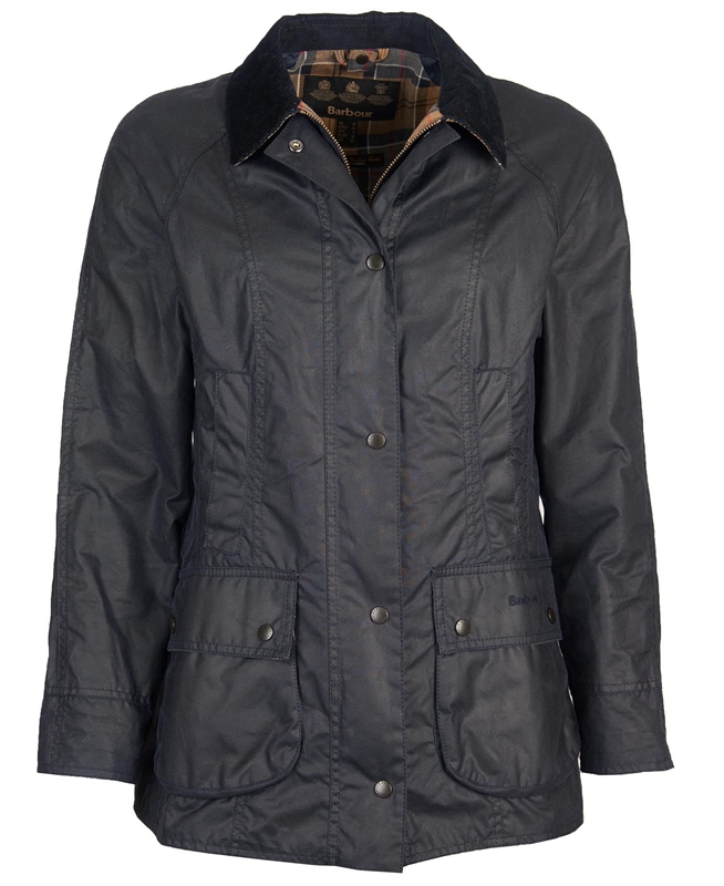 Women's Barbour Beadnell® Waxed Jackets Navy | YSJEUB-820