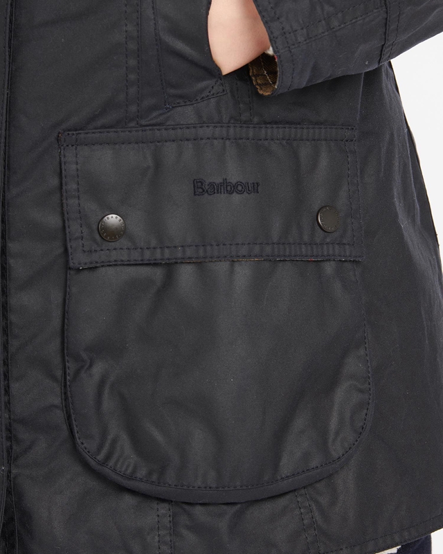 Women's Barbour Beadnell® Waxed Jackets Navy | YSJEUB-820