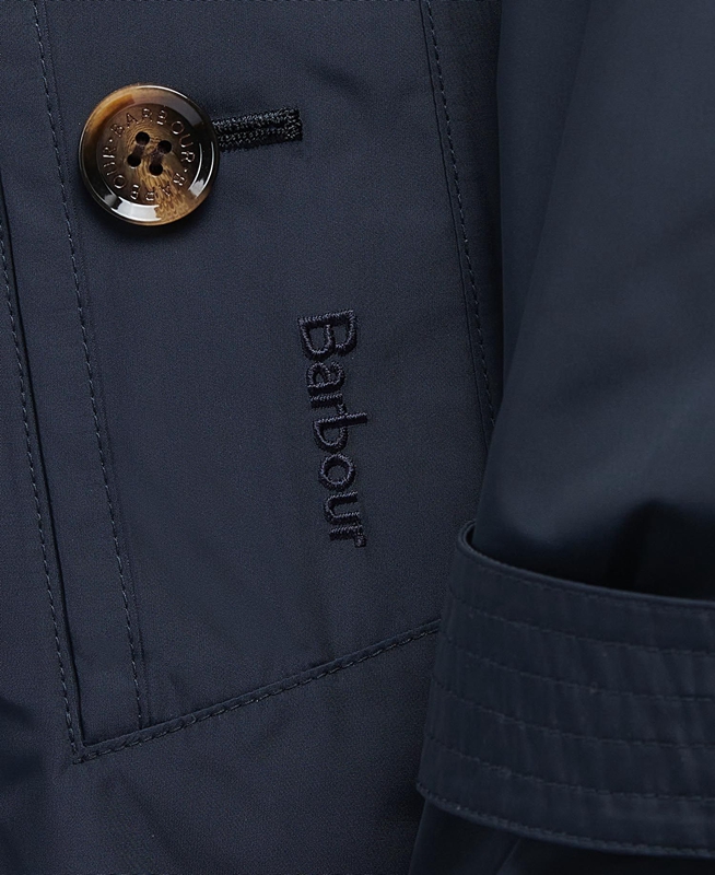 Women's Barbour Beatrice Waterproof Jackets Navy | EOZTUJ-934