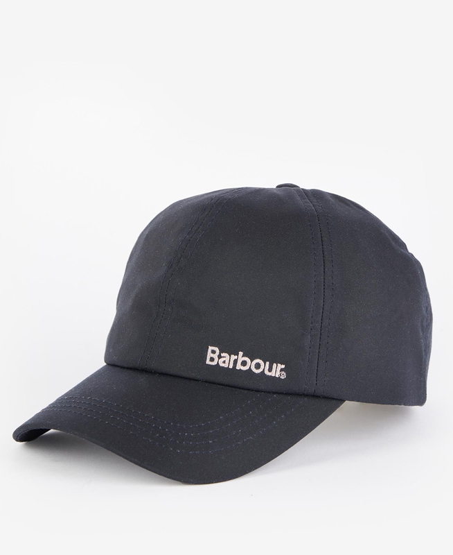 Women\'s Barbour Belsay Wax Sports Cap Hats Navy | GPVQBS-240