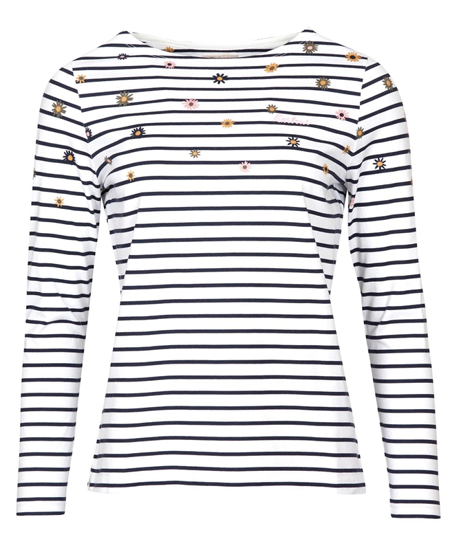 Women's Barbour Bradley Print Top T Shirts Multicolor | JTOXCV-385