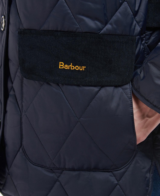 Women's Barbour Bragar Quilted Jackets Navy | JFRKOT-741