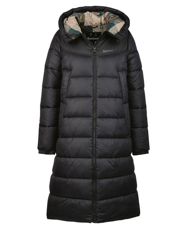 Women's Barbour Buckton Quilted Jackets Black | BEMCKQ-710