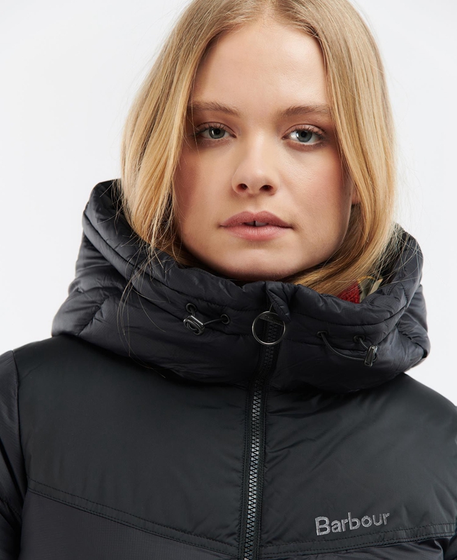 Women's Barbour Buckton Quilted Jackets Black | BEMCKQ-710