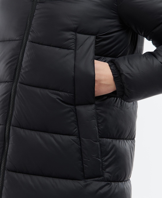 Women's Barbour Buckton Quilted Jackets Black | BEMCKQ-710