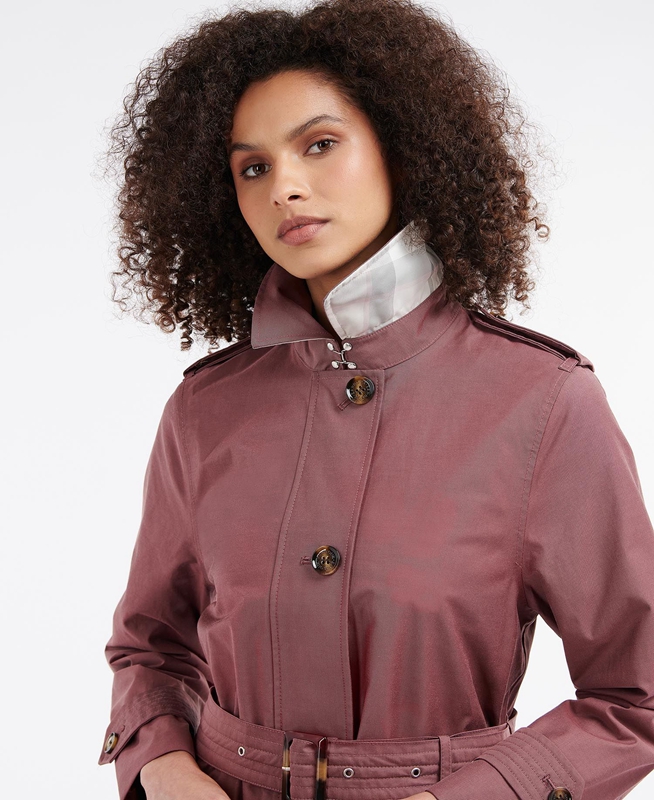 Women's Barbour Camilla Waterproof Jackets Pink | FWGDVO-015