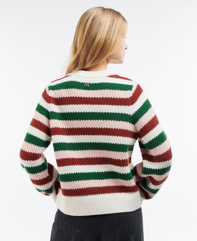 Women's Barbour Cassley Knit Sweaters Multicolor | ZOSWLA-235