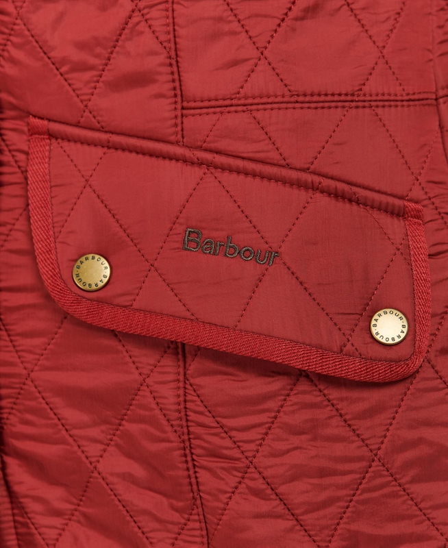 Women's Barbour Cavalry Vest Red | YUXJFQ-531