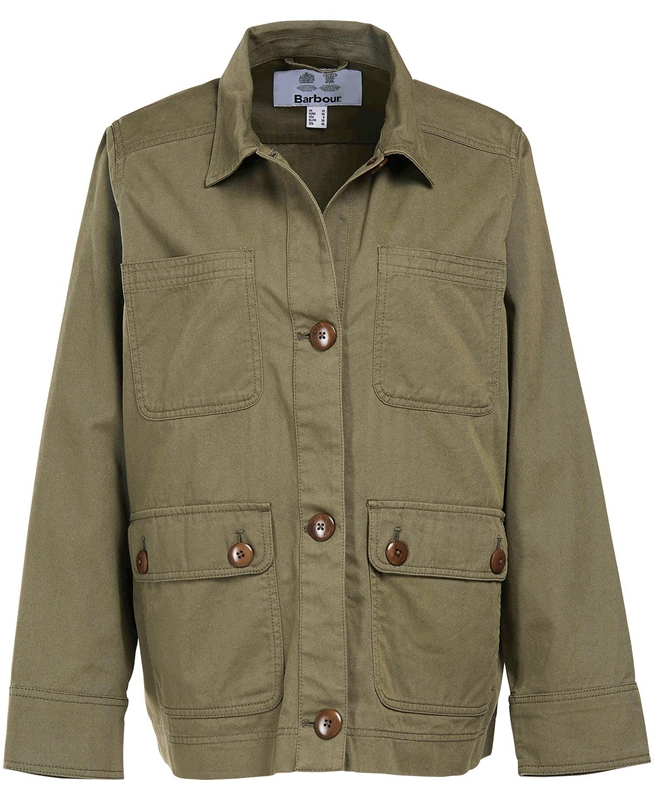 Women's Barbour Coltsfoot Casual Jackets Olive | CGLWMT-238