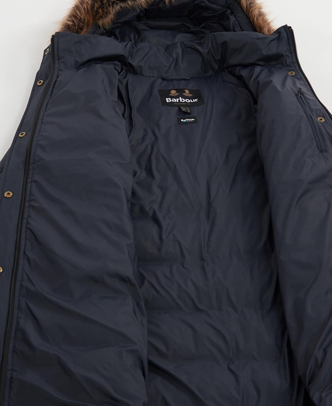 Women's Barbour Daffodil Quilted Jackets Navy | MLQVPT-839