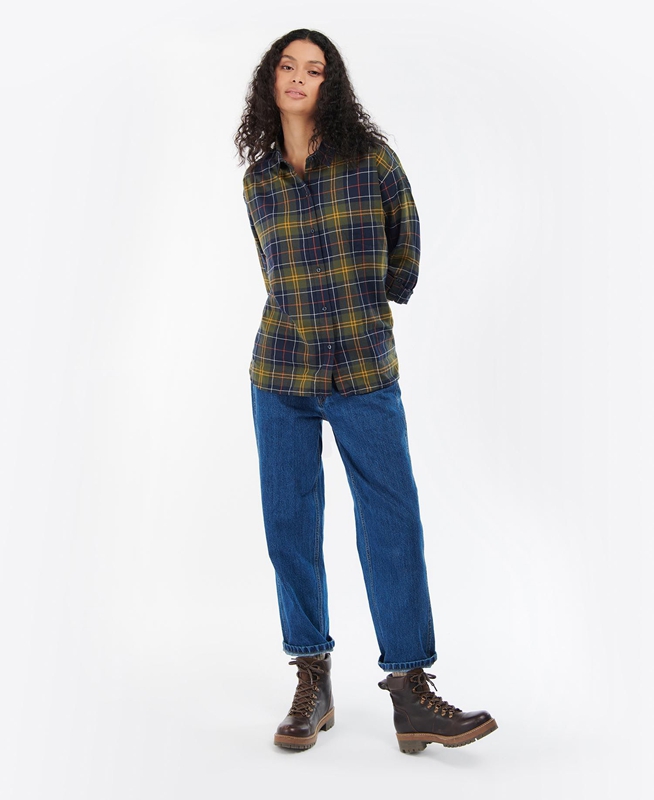 Women's Barbour Elishaw Shirts Multicolor | YLJMEK-680