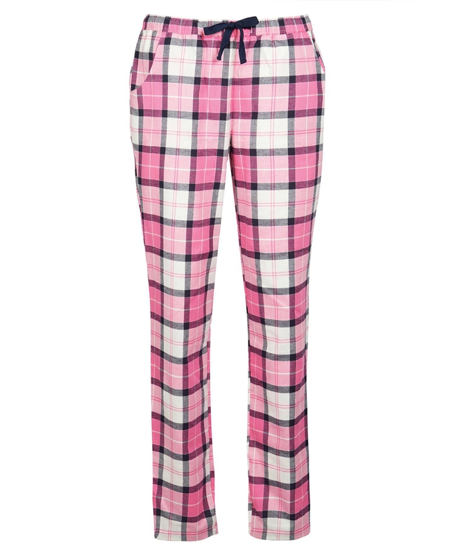 Women's Barbour Ellery PJ Set Nightwear Pink | JBQUEF-392