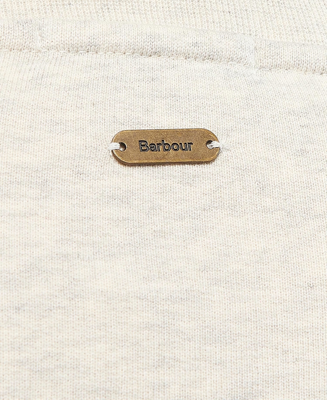 Women's Barbour Esme Sweatshirts Cream | HWPTJU-760