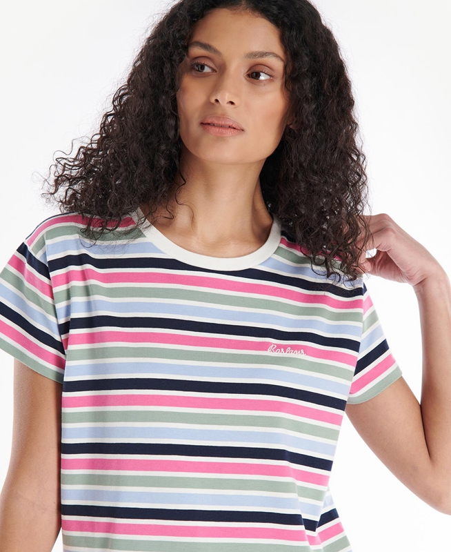 Women's Barbour Evergreen Top T Shirts Multicolor | QOYIWB-052