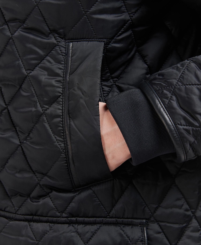 Women's Barbour Kilmarie Quilted Jackets Black | EAYJNU-948