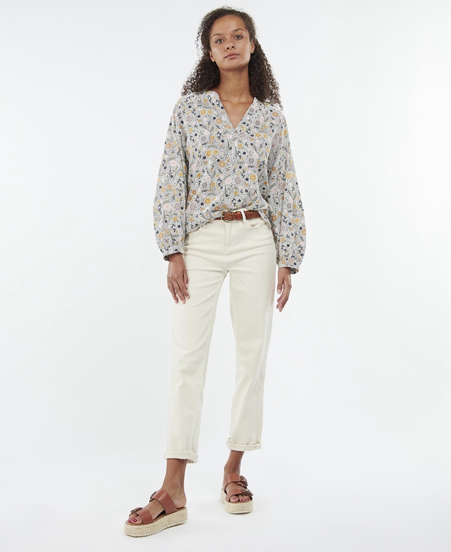 Women's Barbour Melita Top Shirts Multicolor | NXHRWA-706