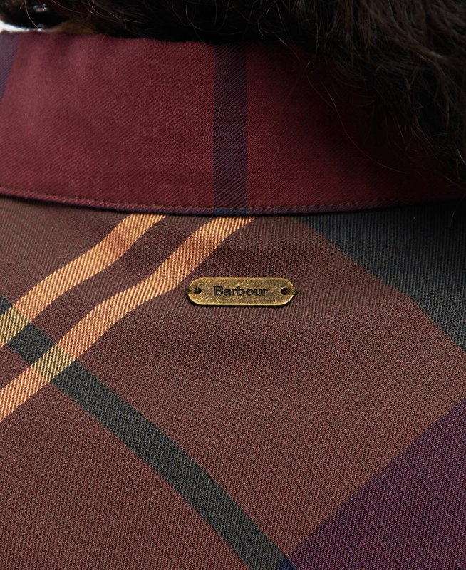 Women's Barbour Moorland Shirts Burgundy | KPALXY-649