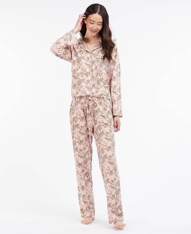 Women\'s Barbour Nina PJ Set Nightwear Multicolor | XMRQUW-324