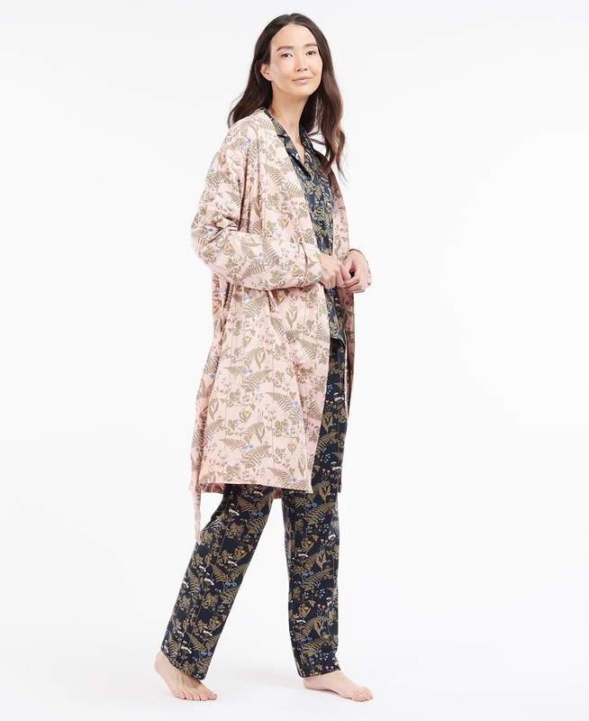 Women's Barbour Nina Robe Nightwear Multicolor | VDOPHT-532