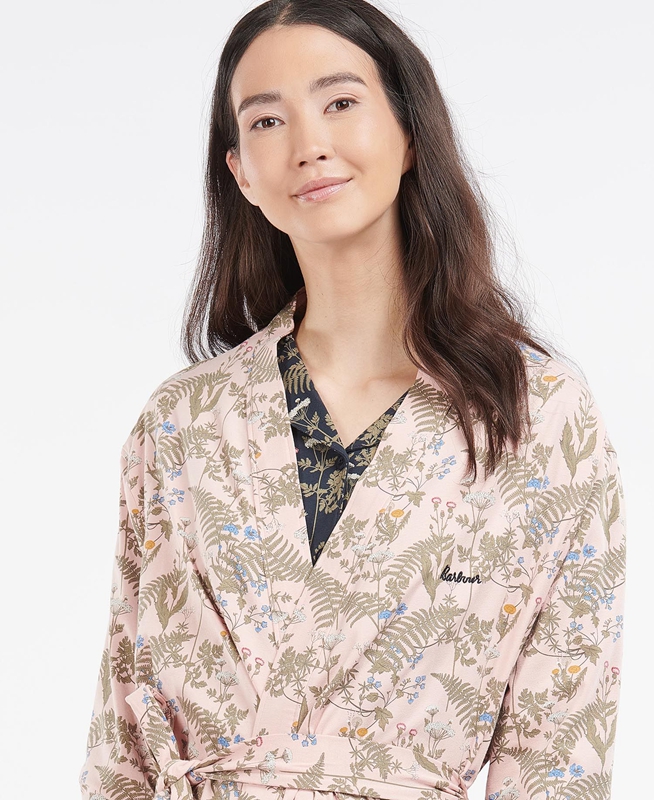 Women's Barbour Nina Robe Nightwear Multicolor | VDOPHT-532