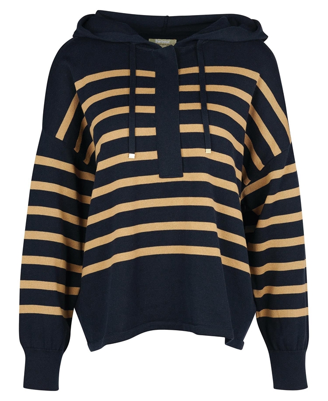 Women's Barbour Odette Knit Sweaters Navy | ANEDJY-243