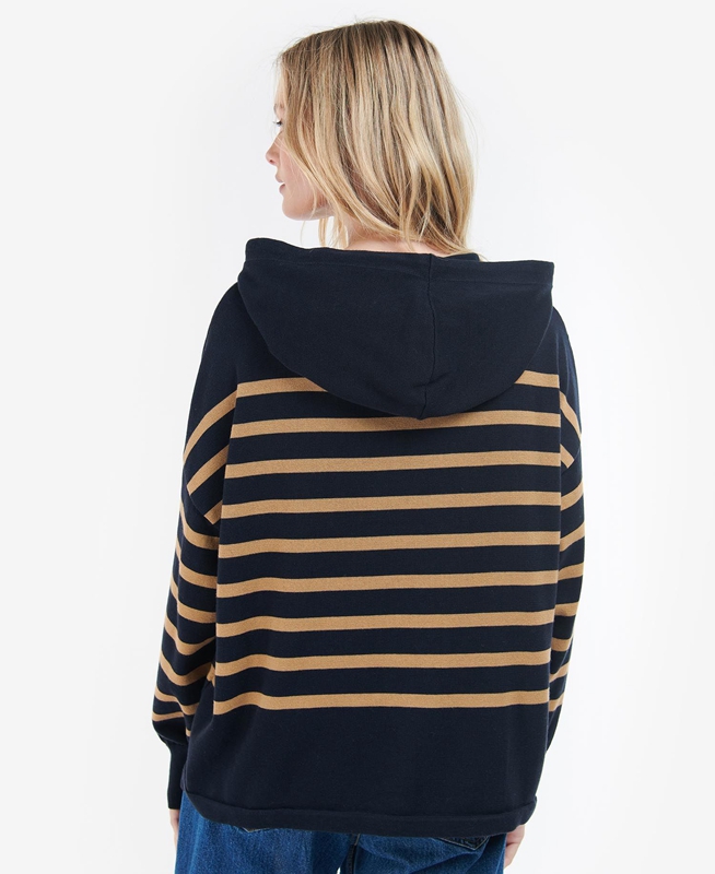 Women's Barbour Odette Knit Sweaters Navy | ANEDJY-243