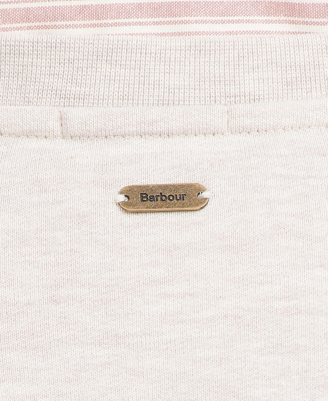 Women's Barbour Otterburn Sweatshirts Beige | RHQLZB-694