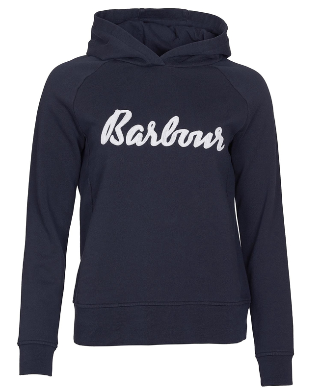 Women's Barbour Otterburn Sweatshirts Navy | SVZUXO-739