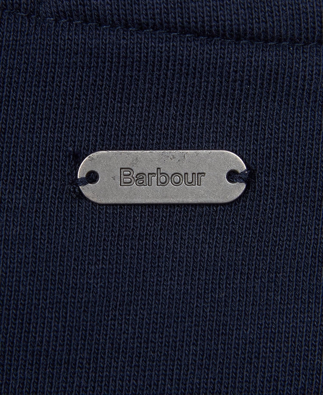 Women's Barbour Otterburn Sweatshirts Navy | SVZUXO-739