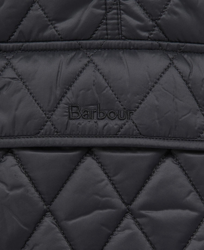 Women's Barbour Plus Otterburn Vest Black | BKDLUP-835