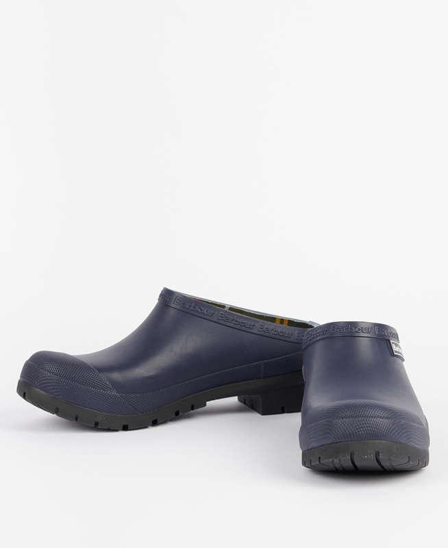 Women's Barbour Quinn Clogs Navy | NDWBGT-649