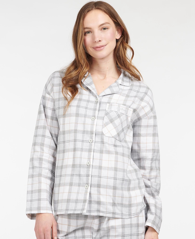 Women\'s Barbour Schlafanzug-Set Ellery Nightwear Grey | LDQFXP-637