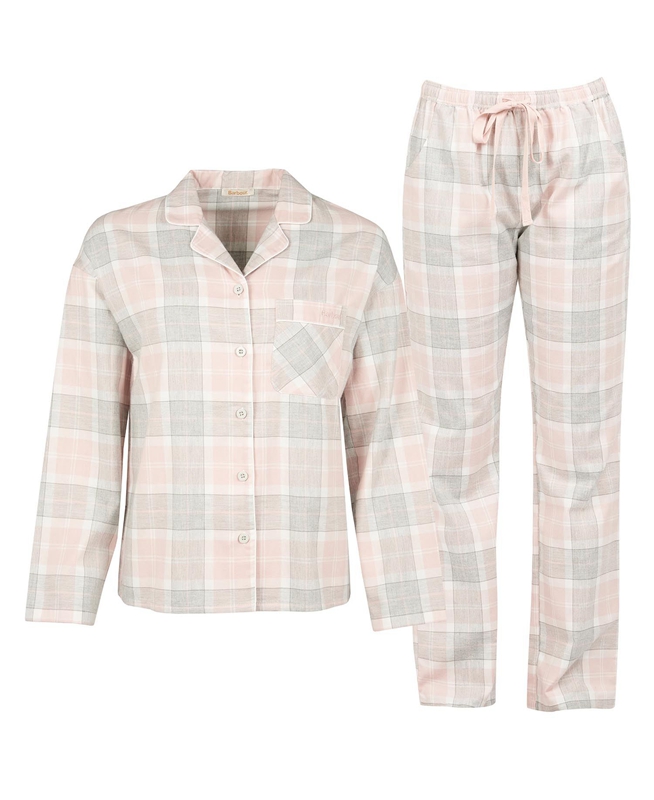 Women's Barbour Schlafanzug-Set Ellery Nightwear Pink | NLGUJY-517