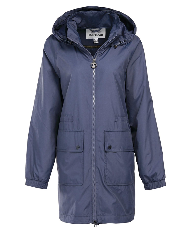 Women's Barbour Sea Daisy Showerproof Casual Jackets Navy | AWFHBR-892