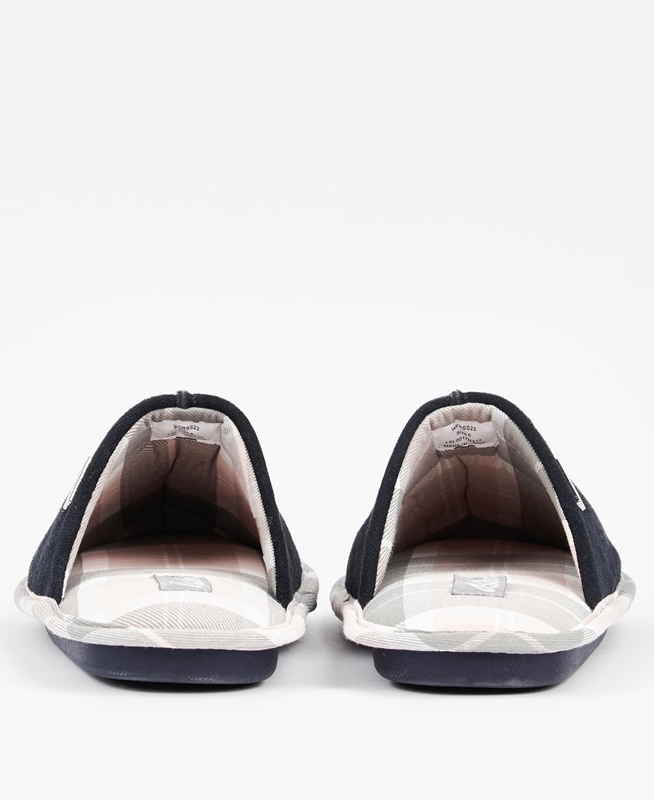 Women's Barbour Simone Slippers Black | YKQPST-263