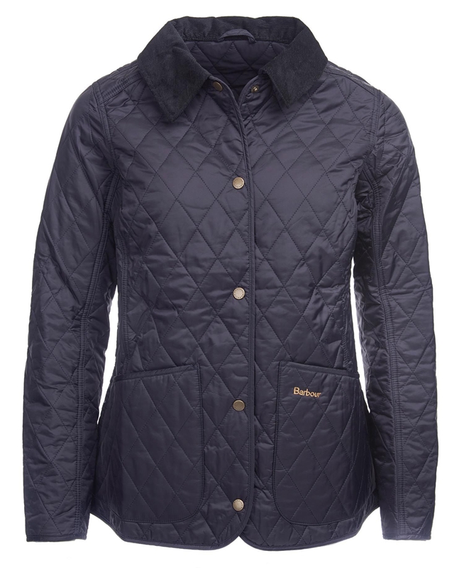 Women's Barbour Steppjacke Annandale Quilted Jackets Navy | FSQEKR-597