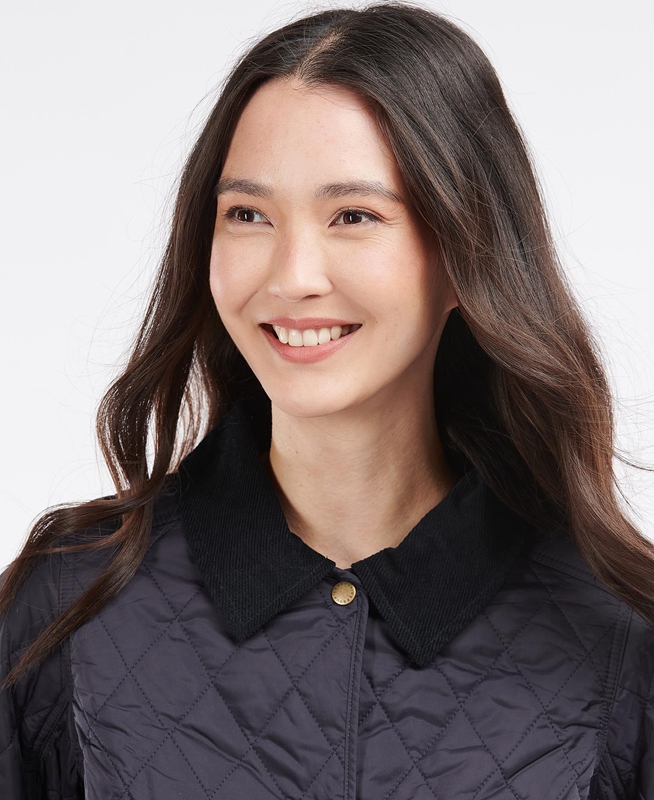 Women's Barbour Steppjacke Annandale Quilted Jackets Navy | FSQEKR-597