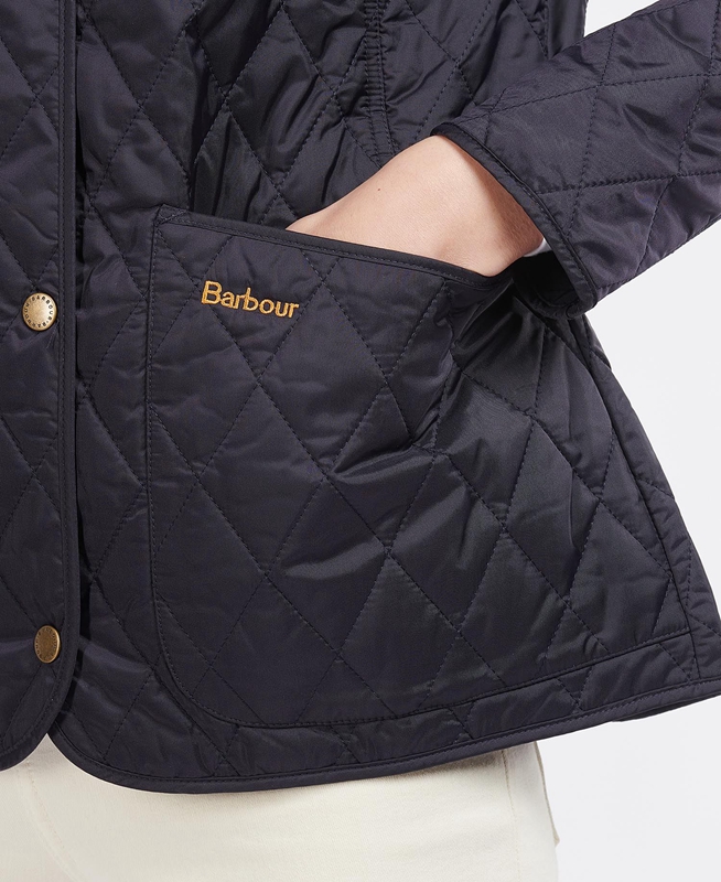 Women's Barbour Steppjacke Annandale Quilted Jackets Navy | FSQEKR-597