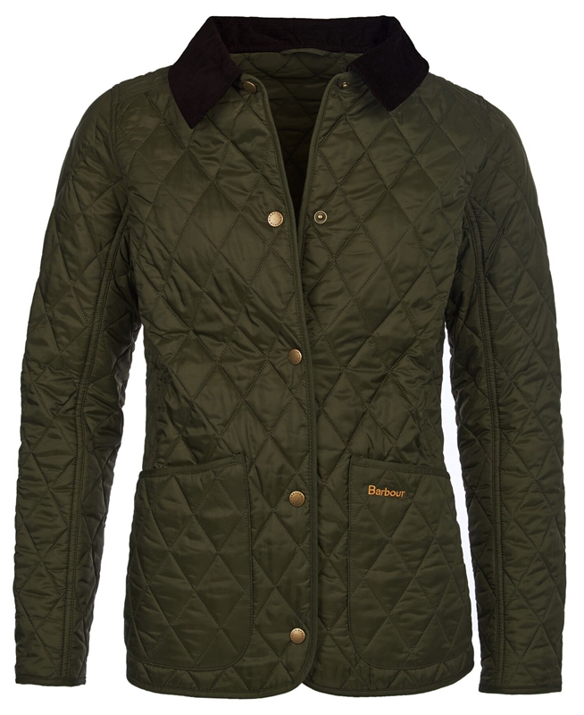 Women's Barbour Steppjacke Annandale Quilted Jackets Olive | XTASCW-015