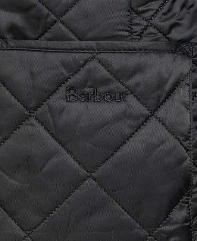 Women's Barbour Steppjacke Deveron Polarquilt Quilted Jackets Black | IEODLP-924