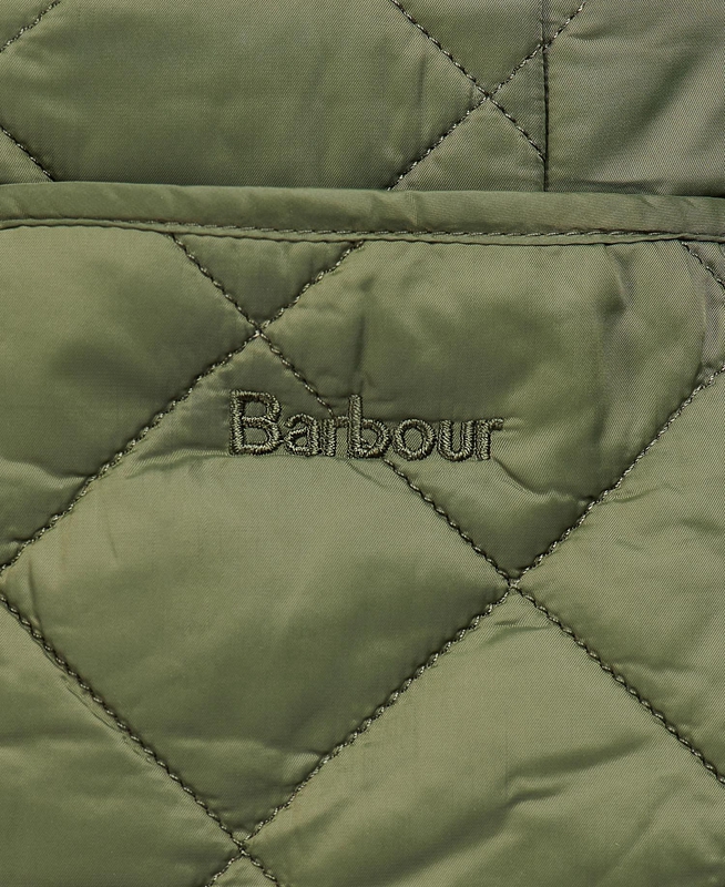 Women's Barbour Steppjacke Deveron Polarquilt Quilted Jackets Green | NTJHQV-923