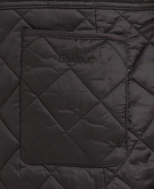 Women's Barbour Steppjacke Deveron Quilted Jackets Black | VHWTEZ-052