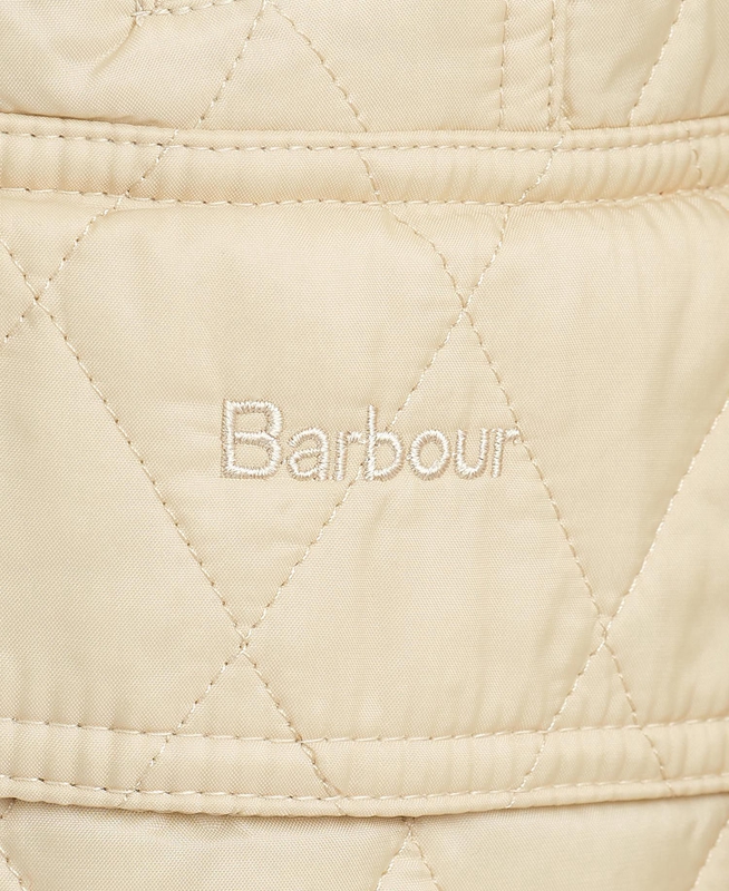 Women's Barbour Summer Beadnell Quilted Jackets Cream | YZQOXV-134