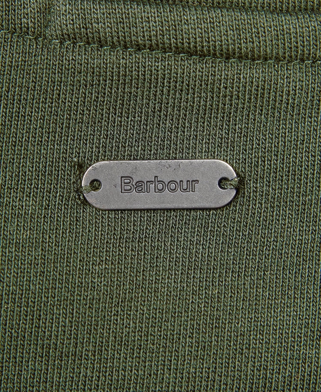 Women's Barbour Sweatshirt Otterburn Sweatshirts Olive | PXHEUW-438