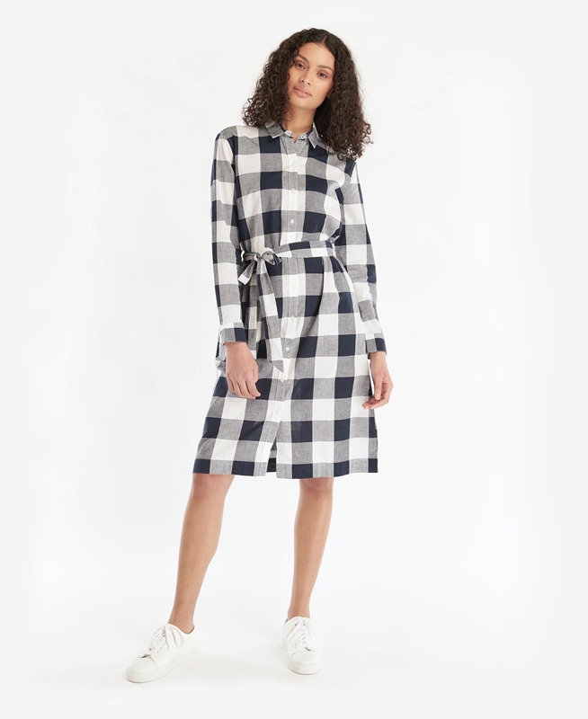 Women's Barbour Tern Check Dress Multicolor | LOBXTK-697